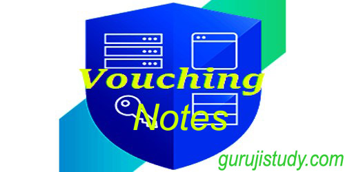 BCom Vouching Notes Study Material